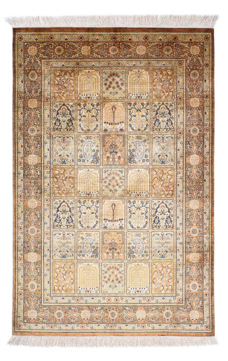 Alfombra persa - Ghom - 149 x 96 cm - multicolor