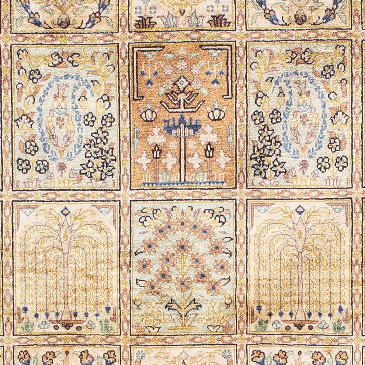 Alfombra persa - Ghom - 149 x 96 cm - multicolor