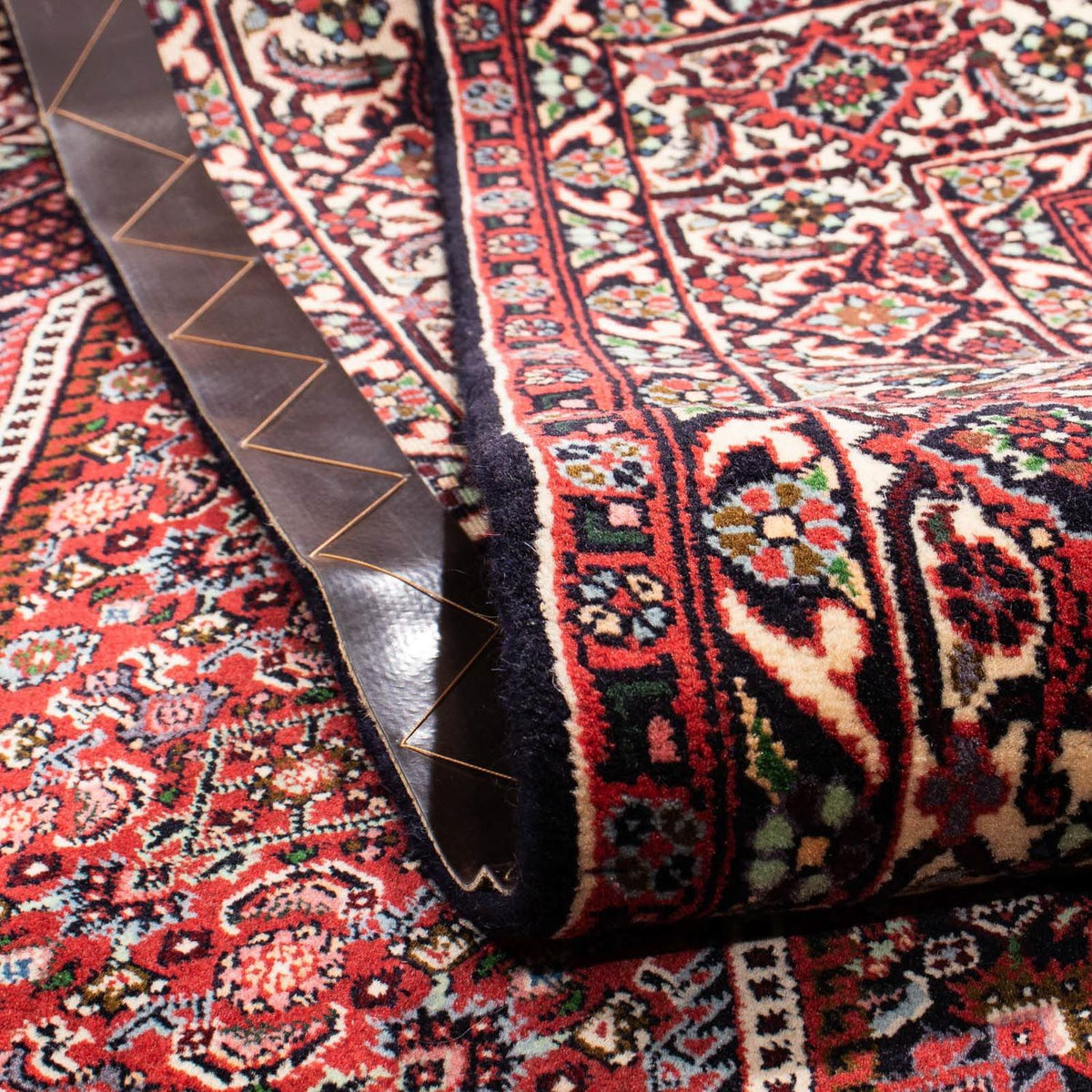 Alfombra persa - Bidjar - 257 x 162 cm - rojo claro