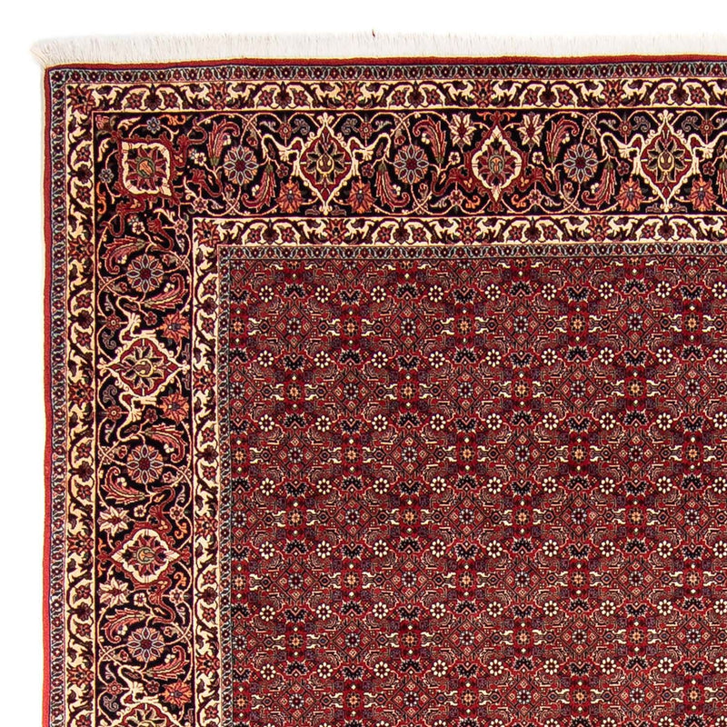 Alfombra persa - Bidjar - 288 x 256 cm - rojo oscuro