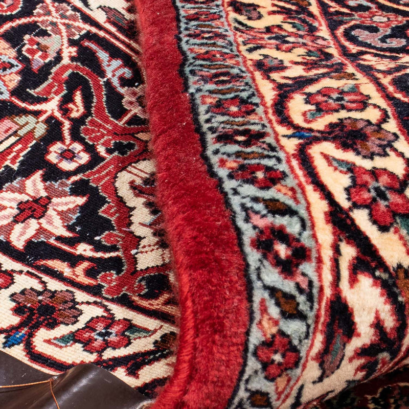 Alfombra persa - Bidjar - 288 x 256 cm - rojo oscuro