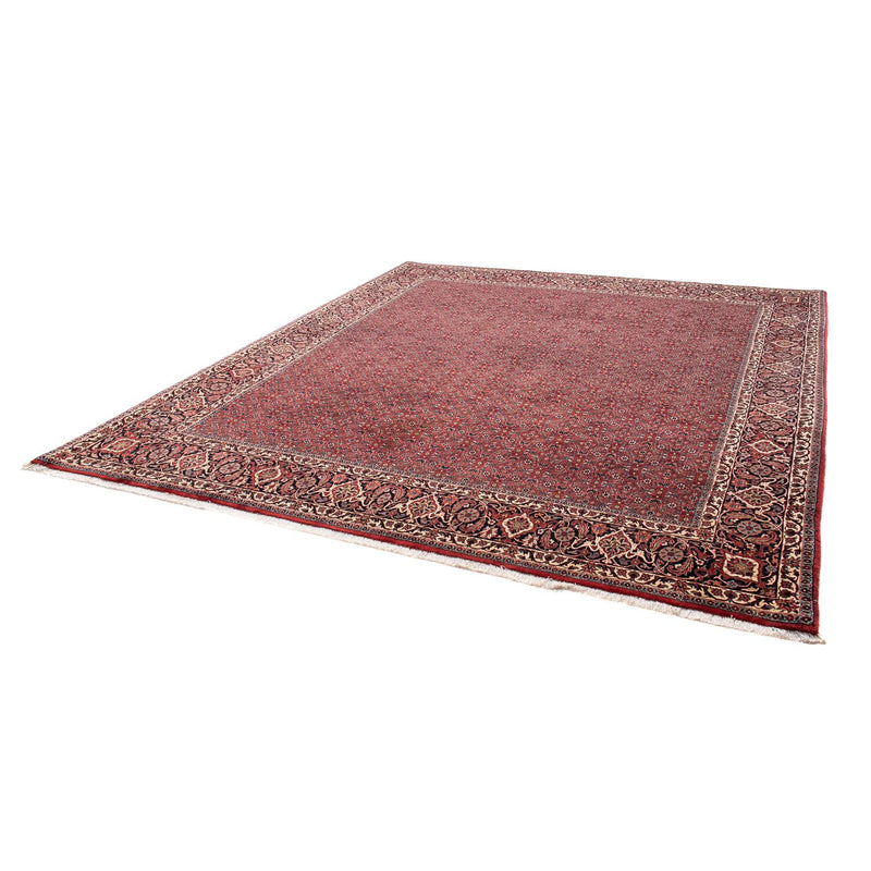 Alfombra persa - Bidjar - 288 x 256 cm - rojo oscuro