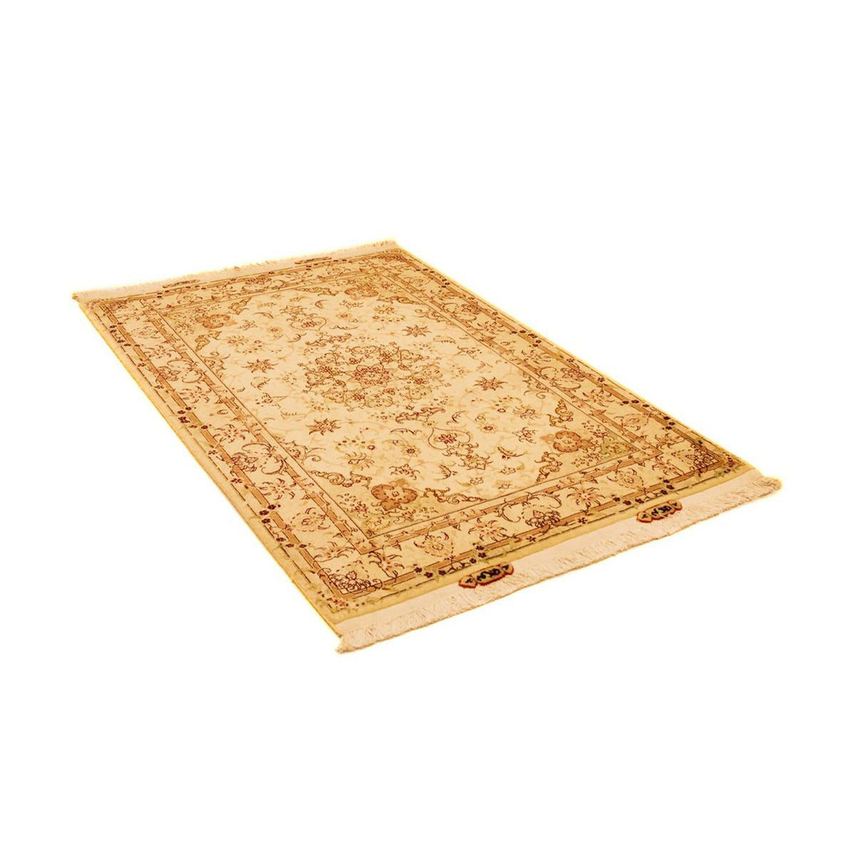 Alfombra Persa - Tabriz - Real - 147 x 102 cm - beige
