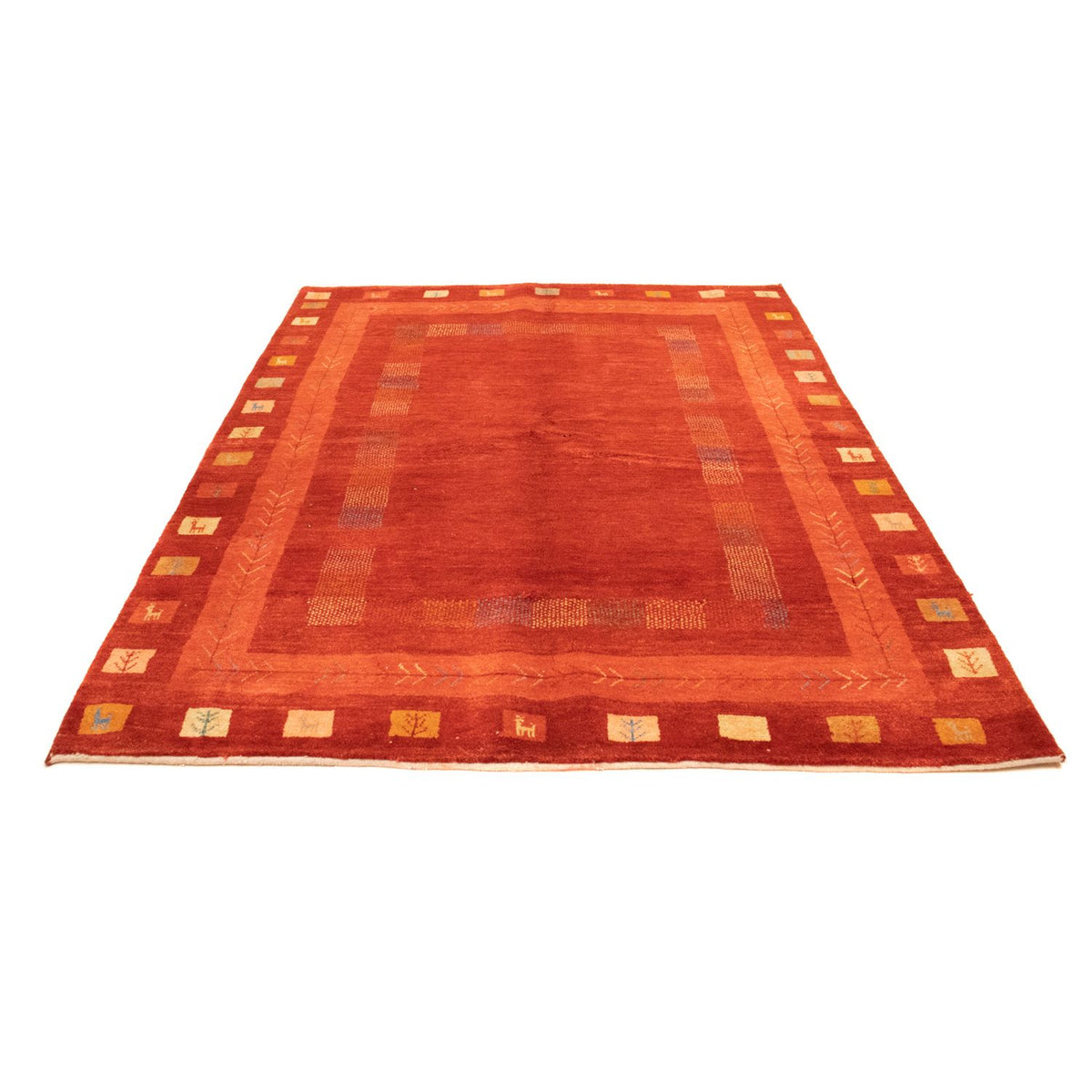 Alfombra Gabbeh - Persa - 228 x 172 cm - óxido