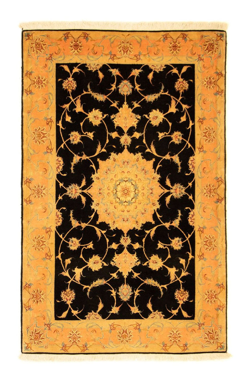 Alfombra Persa - Tabriz - Real - 160 x 100 cm - negro