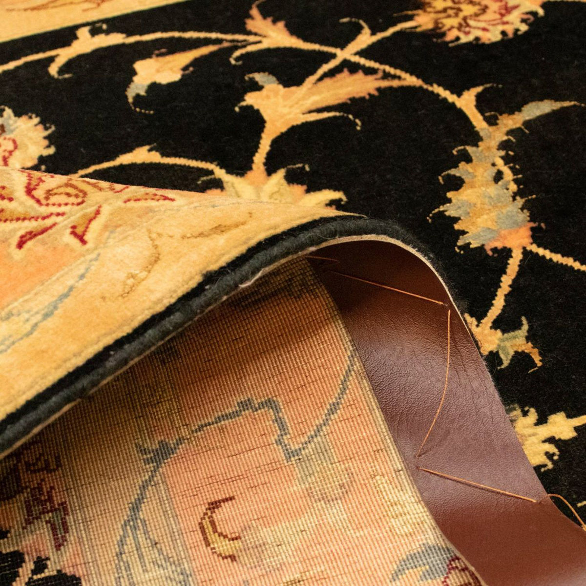 Alfombra Persa - Tabriz - Real - 160 x 100 cm - negro