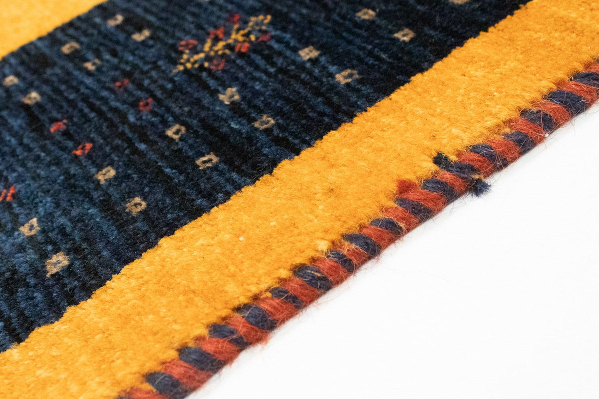 Alfombra Gabbeh - Loribaft Persa - 148 x 100 cm - oro