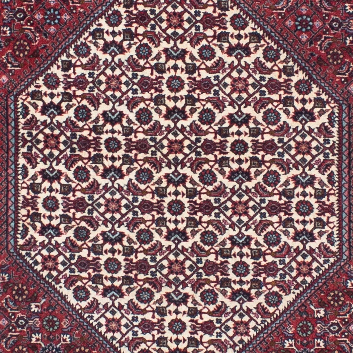 Alfombra de pasillo Alfombra persa - Bidjar - 300 x 83 cm - rojo