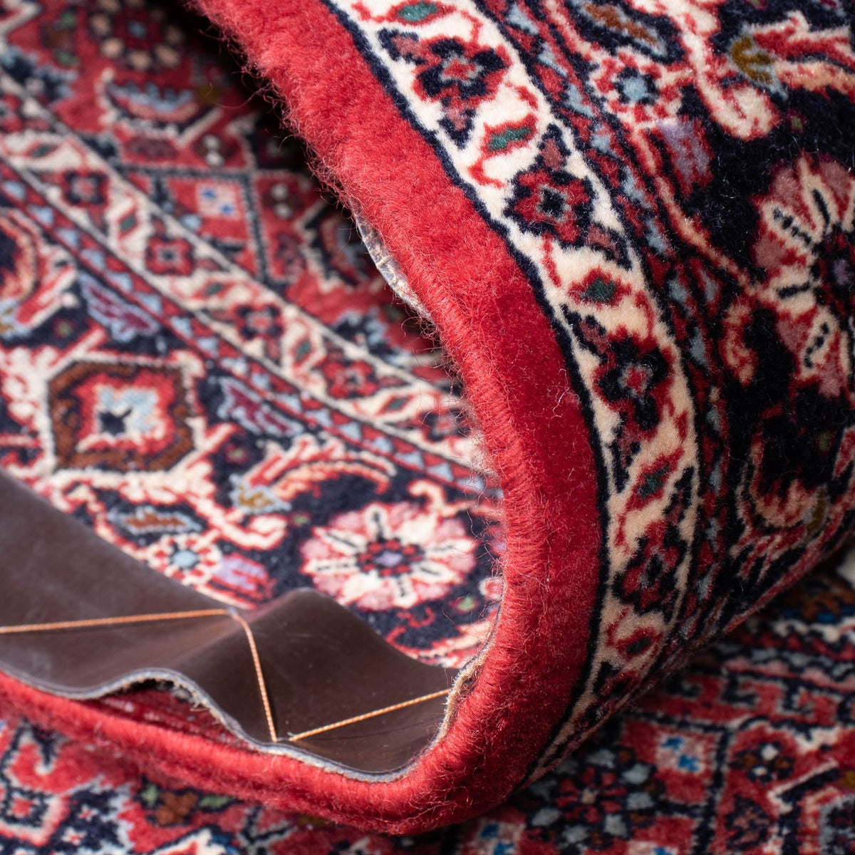 Alfombra de pasillo Alfombra persa - Bidjar - 300 x 83 cm - rojo