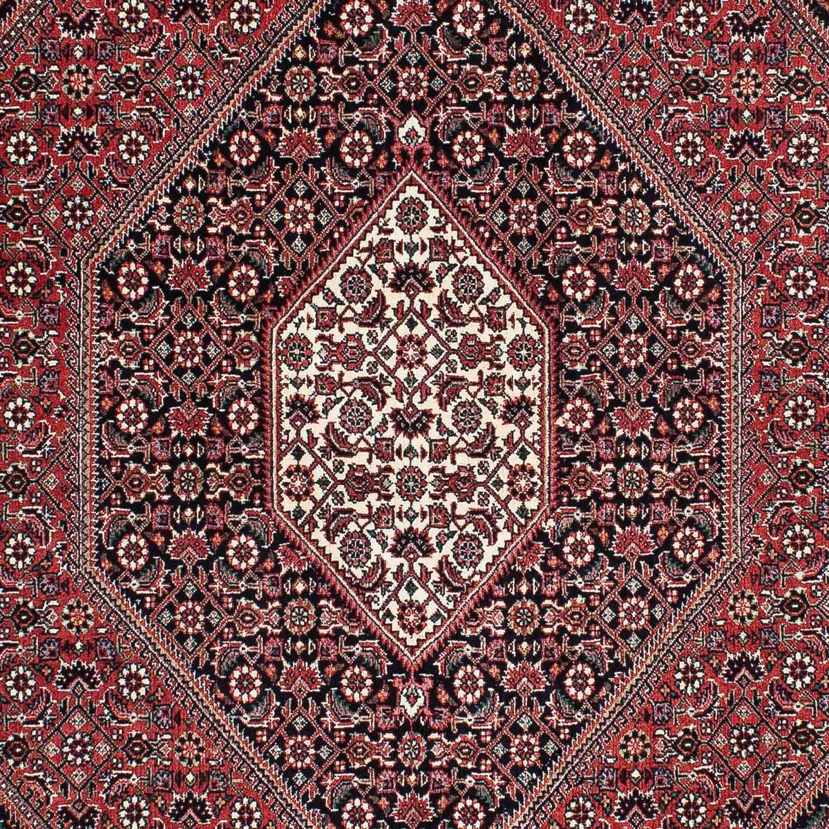 Alfombra persa - Bidjar - 210 x 132 cm - rojo claro