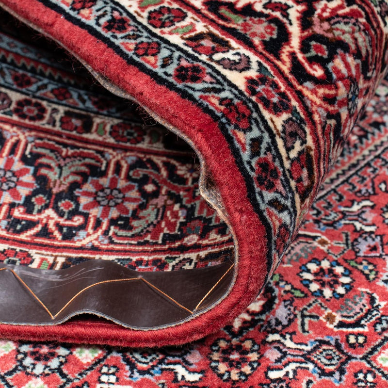 Alfombra persa - Bidjar - 210 x 132 cm - rojo claro