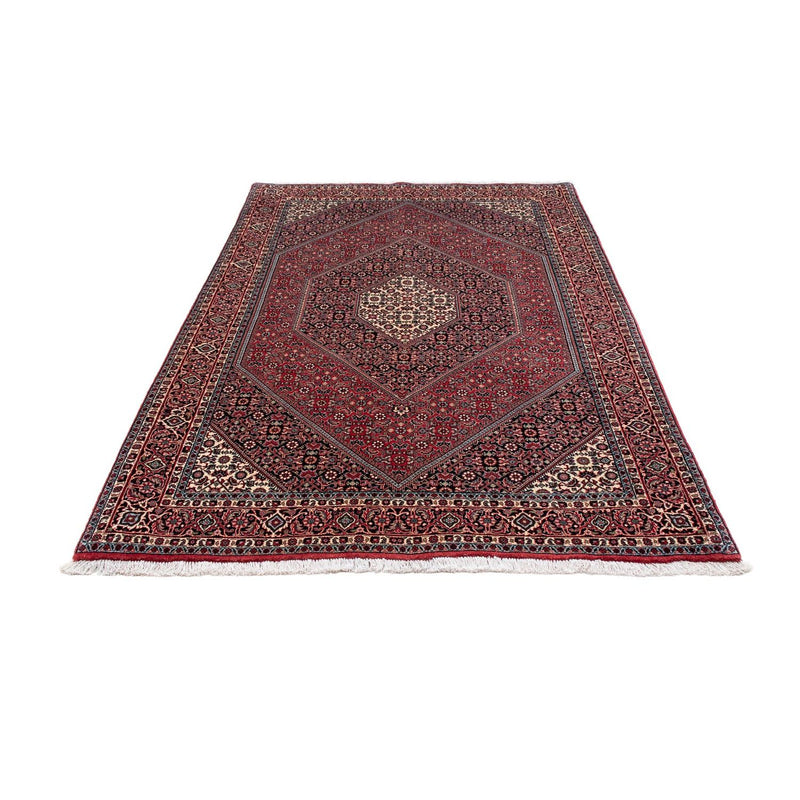 Alfombra persa - Bidjar - 210 x 132 cm - rojo claro