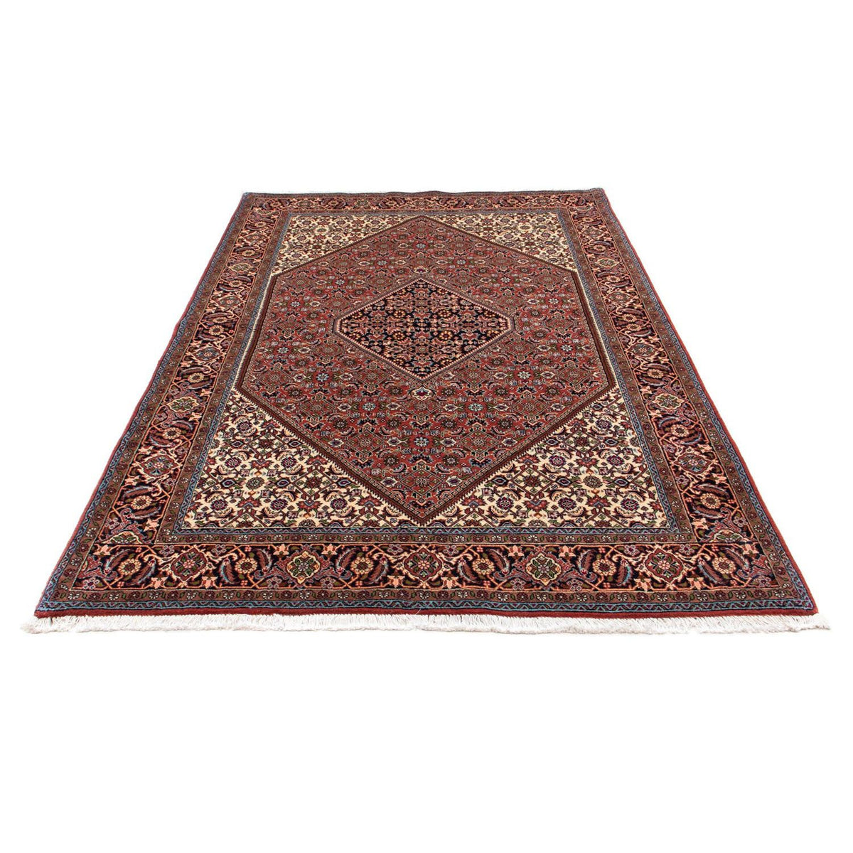 Alfombra persa - Bidjar - 229 x 143 cm - rojo