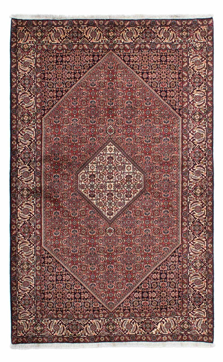 Alfombra persa - Bidjar - 225 x 143 cm - rojo
