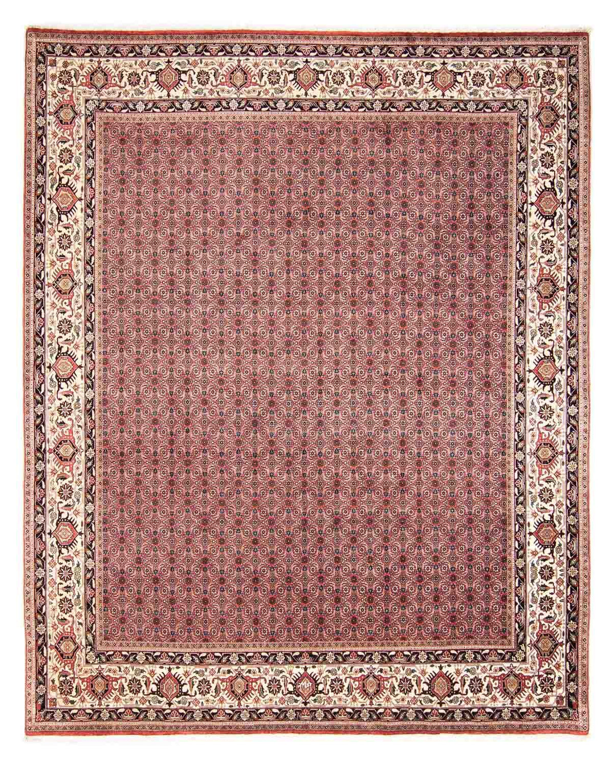 Alfombra persa - Bidjar - 308 x 254 cm - rojo claro