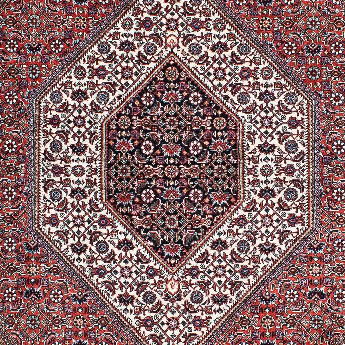 Alfombra persa - Bidjar - 205 x 130 cm - rojo claro