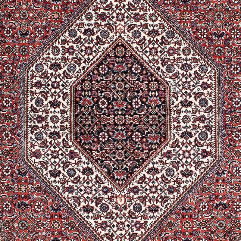 Alfombra persa - Bidjar - 205 x 130 cm - rojo claro