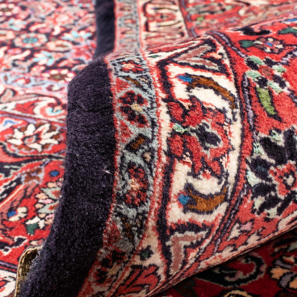 Alfombra persa - Bidjar - 355 x 246 cm - rojo claro