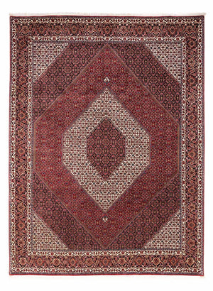 Alfombra persa - Bidjar - 340 x 254 cm - rojo