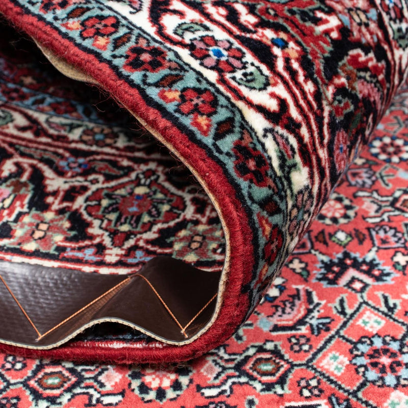 Alfombra persa - Bidjar - 212 x 130 cm - rojo claro