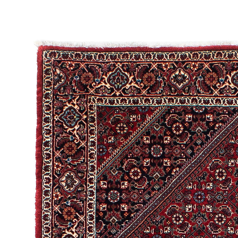 Alfombra persa - Bidjar - 206 x 126 cm - rojo oscuro