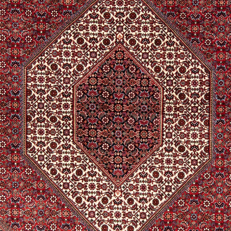 Alfombra persa - Bidjar - 246 x 171 cm - rojo oscuro