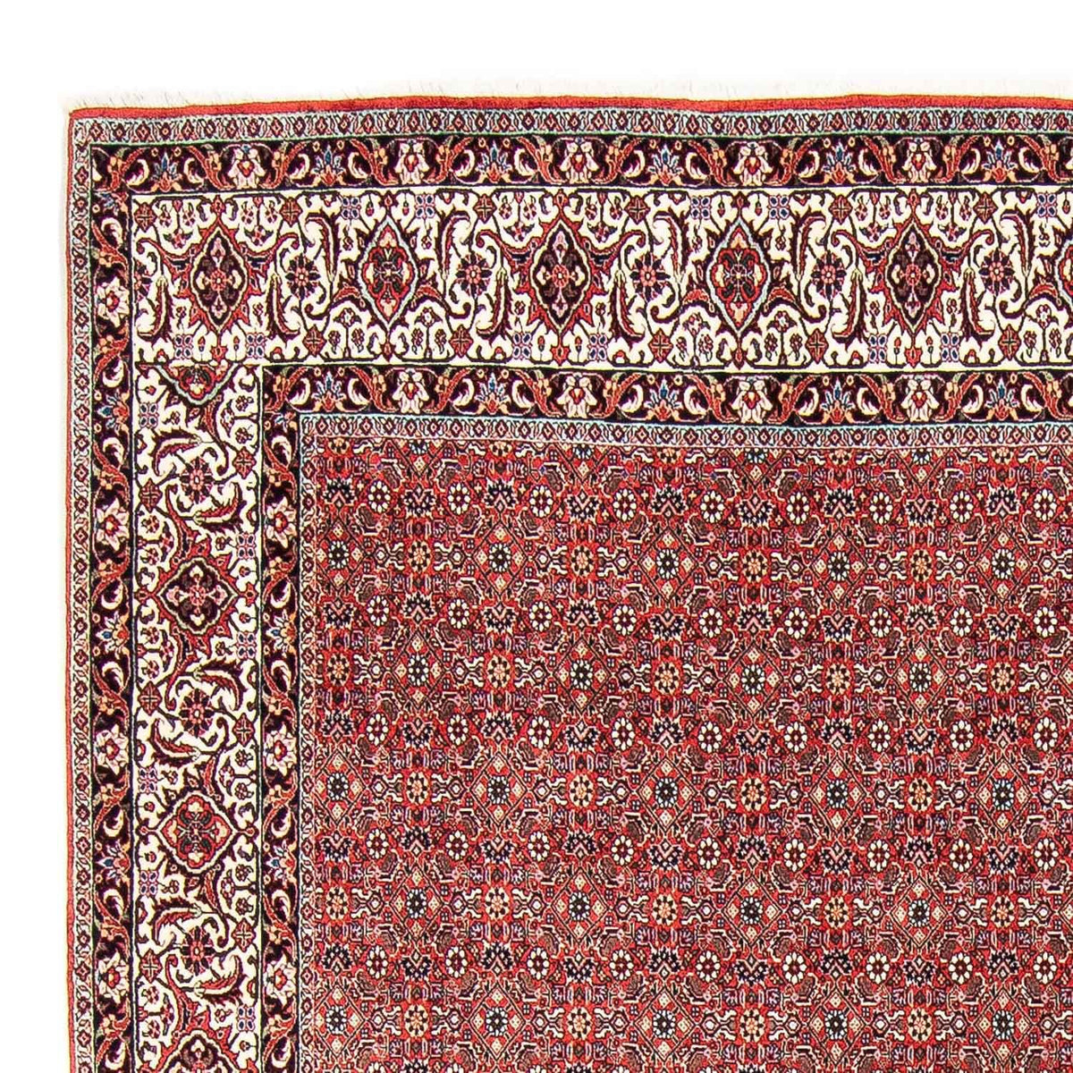 Alfombra persa - Bidjar - 297 x 249 cm - rojo claro