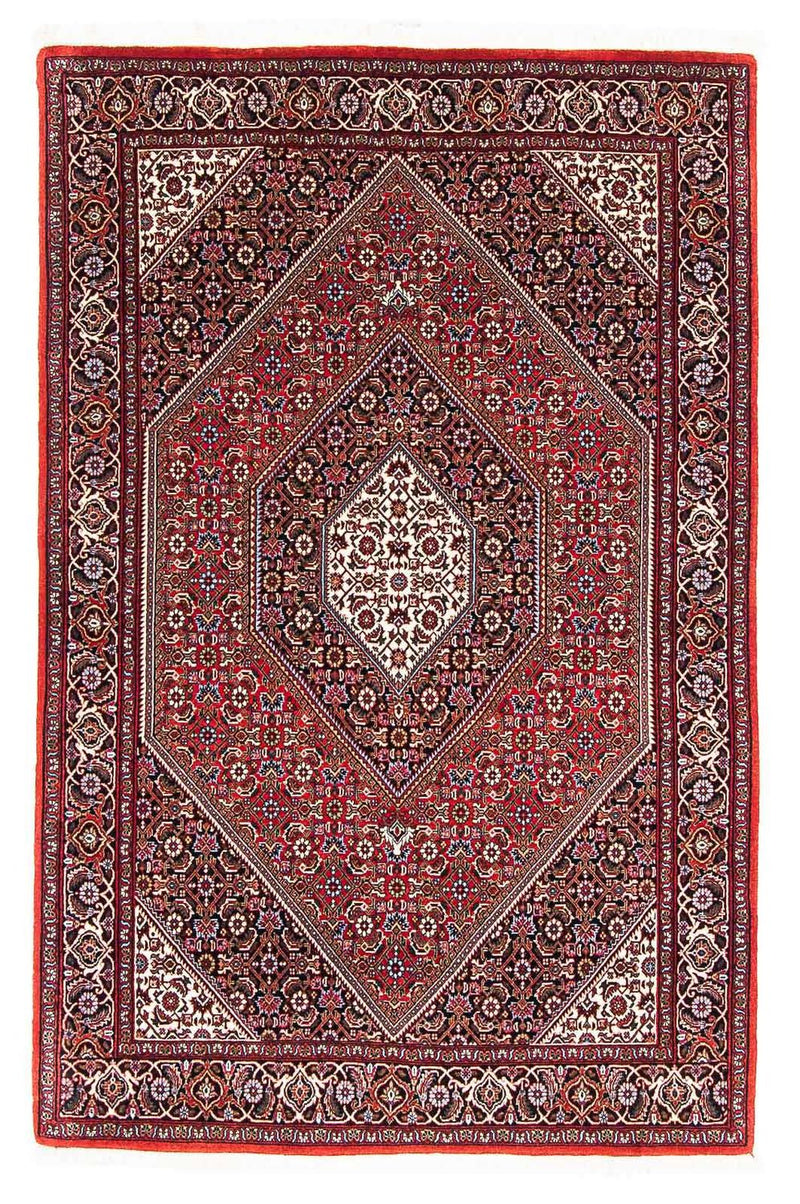Alfombra persa - Bidjar - 175 x 111 cm - rojo