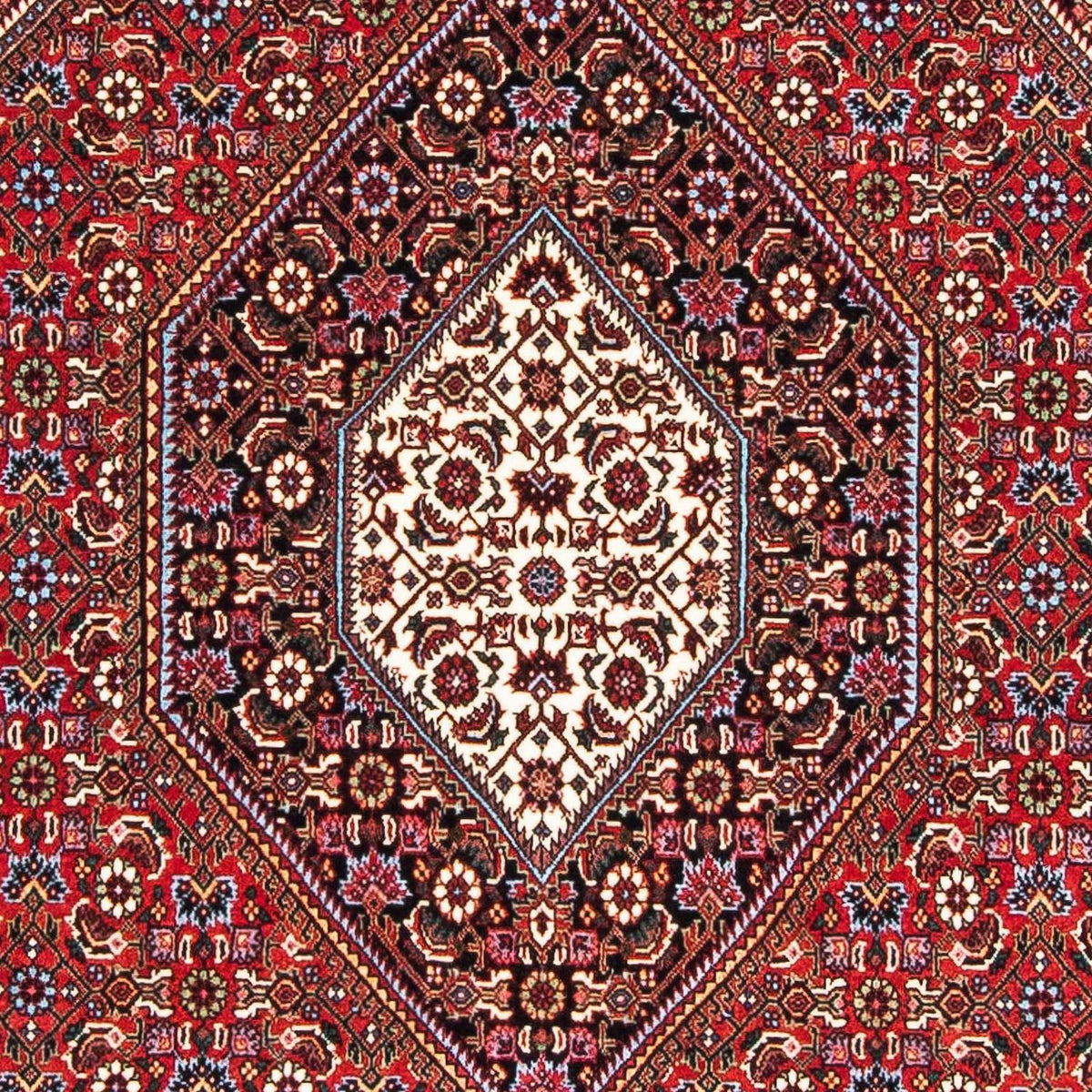 Alfombra persa - Bidjar - 175 x 111 cm - rojo