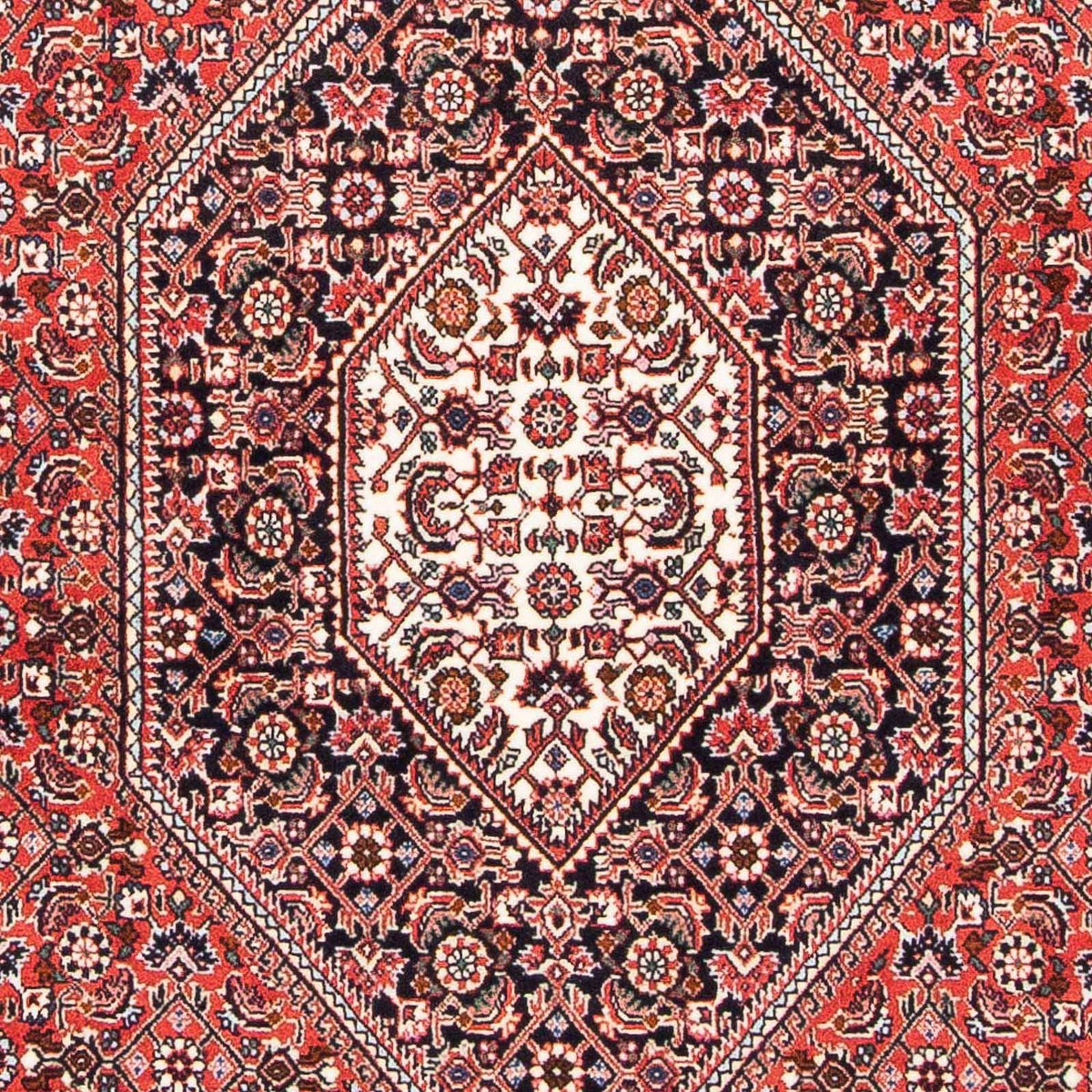 Alfombra persa - Bidjar - 186 x 109 cm - rojo
