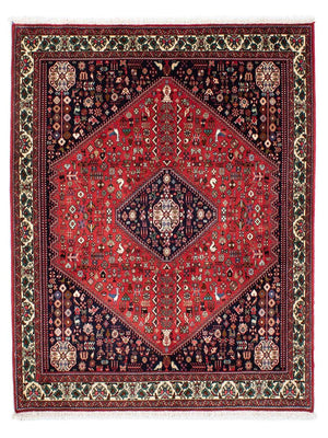 Alfombra Gabbeh - Persa Kashkuli - 200 x 155 cm - rojo oscuro