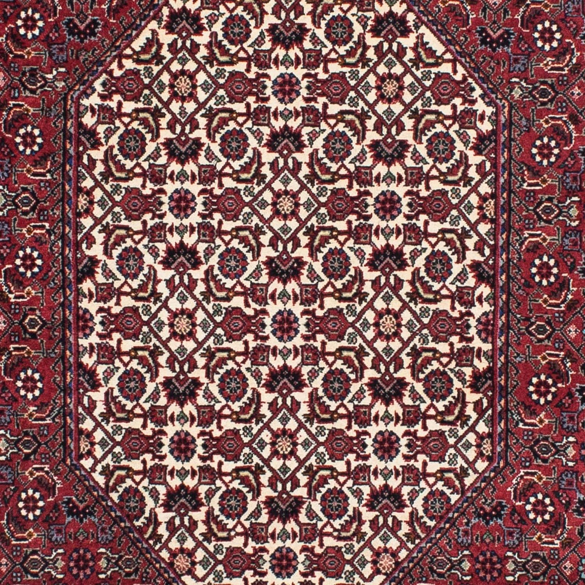 Alfombra de pasillo Alfombra persa - Bidjar - 204 x 103 cm - azul oscuro