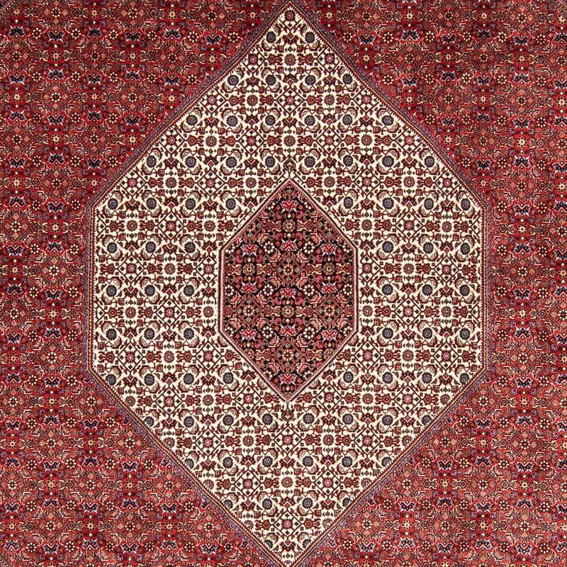Alfombra persa - Bidjar - 348 x 252 cm - rojo oscuro
