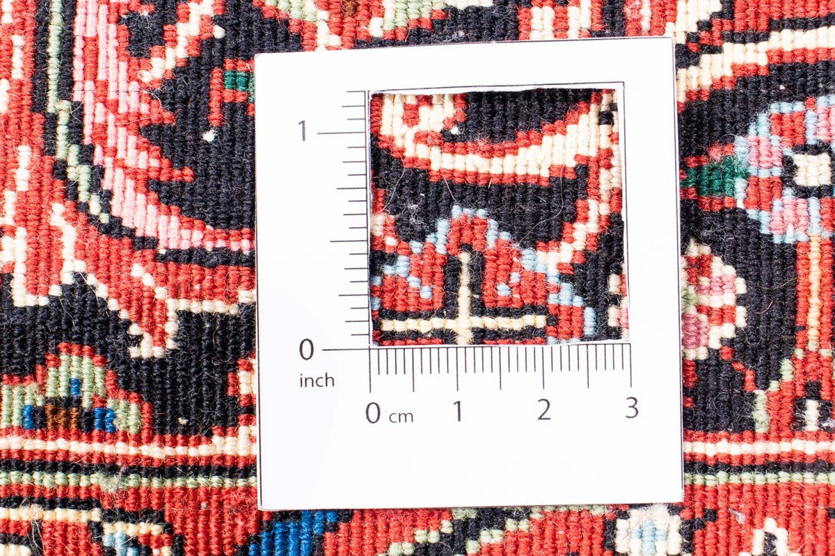 Alfombra persa - Bidjar - 348 x 252 cm - rojo oscuro