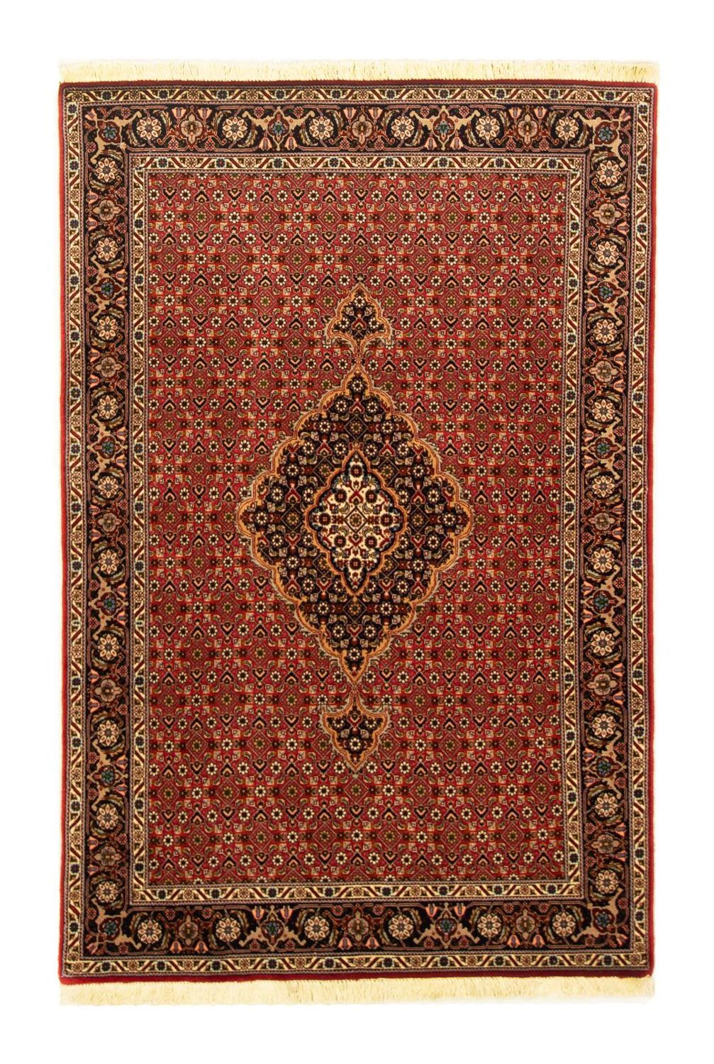 Alfombra Persa - Tabriz - Real - 153 x 103 cm - rojo
