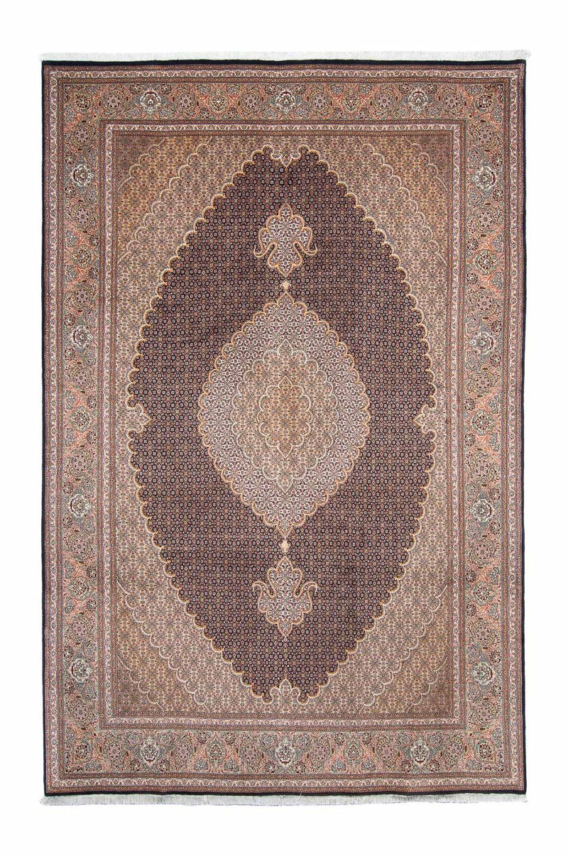 Alfombra persa - Tabriz - 304 x 203 cm - marrón