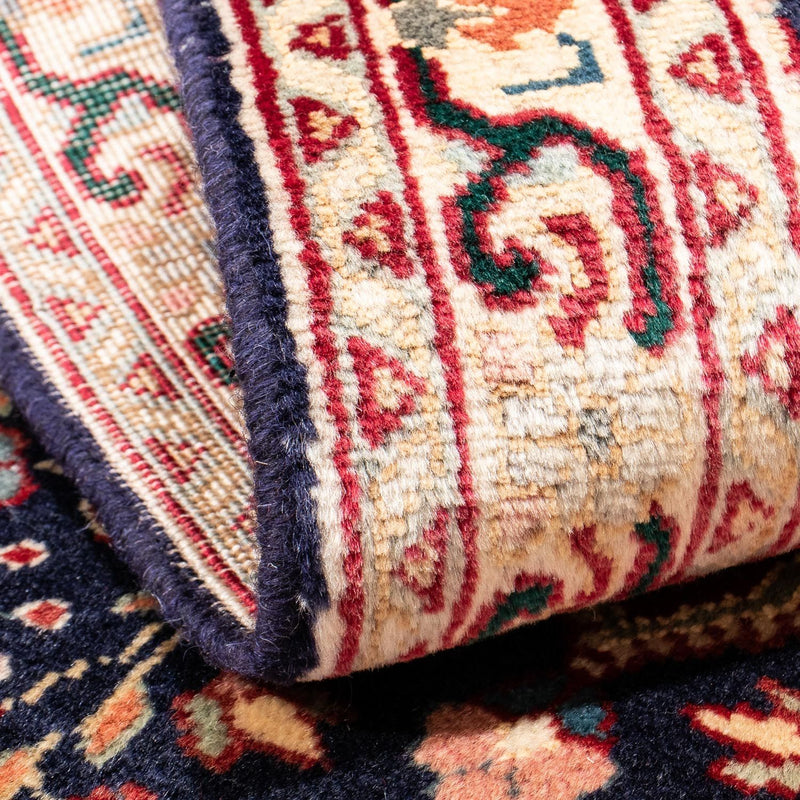 Alfombra persa - Tabriz - 134 x 86 cm - azul oscuro