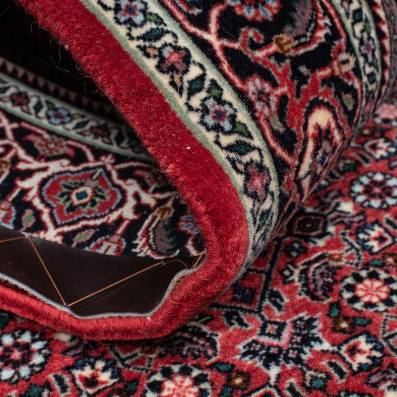 Alfombra de pasillo Alfombra persa - Bidjar - 201 x 100 cm - rojo oscuro