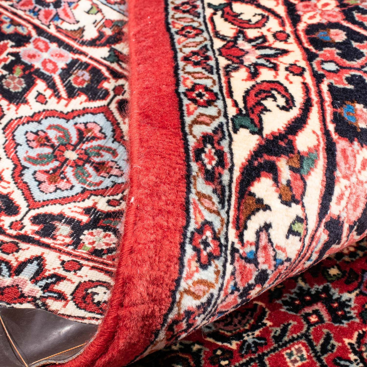 Alfombra persa - Bidjar - 343 x 251 cm - rojo claro