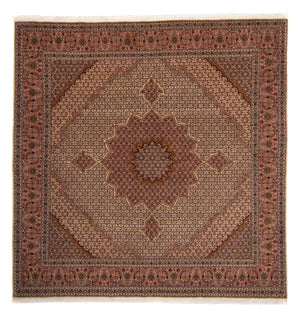 Alfombra Persa - Tabriz - Real - 260 x 248 cm - marrón