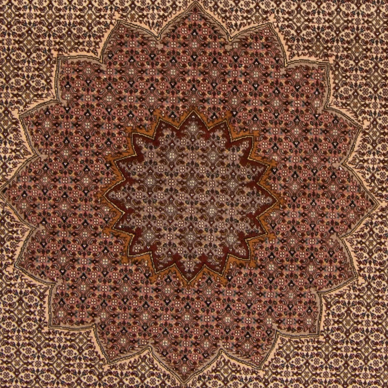 Alfombra Persa - Tabriz - Real - 260 x 248 cm - marrón