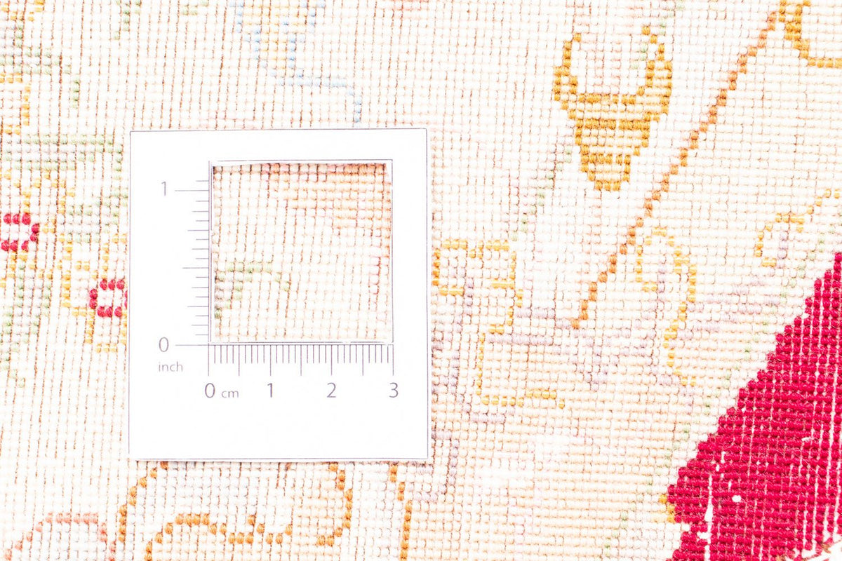 Alfombra Persa - Tabriz - Real redondo  - 150 x 150 cm - rojo oscuro