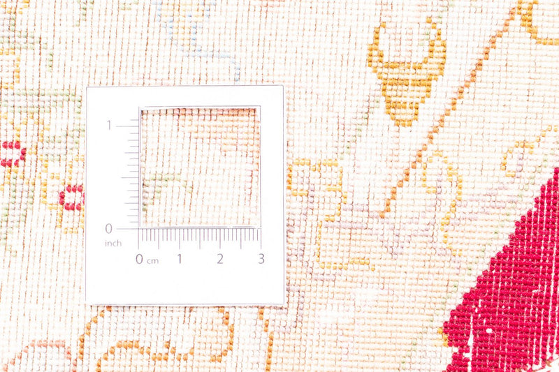 Alfombra Persa - Tabriz - Real redondo  - 150 x 150 cm - rojo oscuro