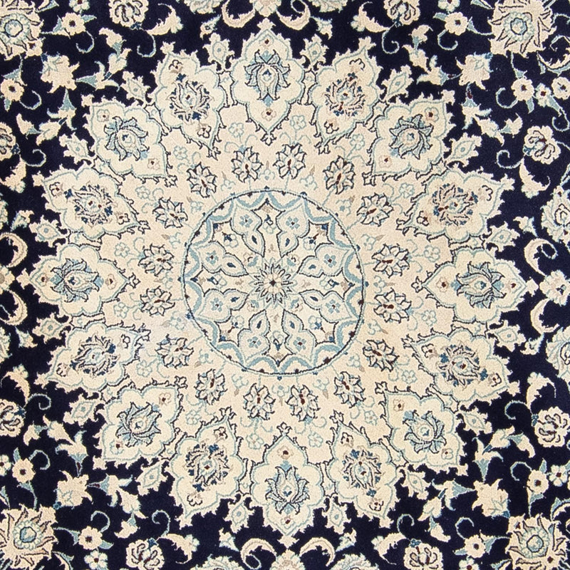 Alfombra persa - Nain - 352 x 248 cm - azul oscuro
