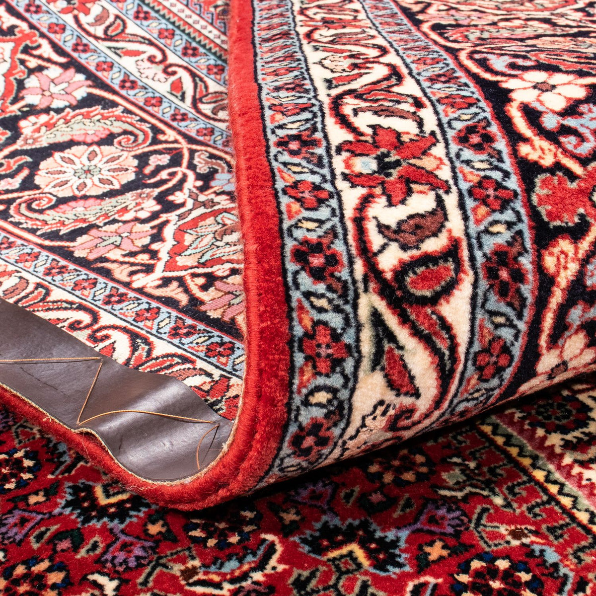 Alfombra persa - Bidjar - 358 x 253 cm - rojo oscuro