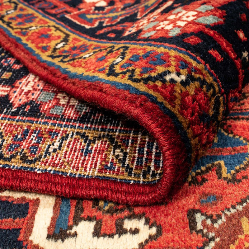 Alfombra persa - Nómada - 368 x 286 cm - rojo oscuro