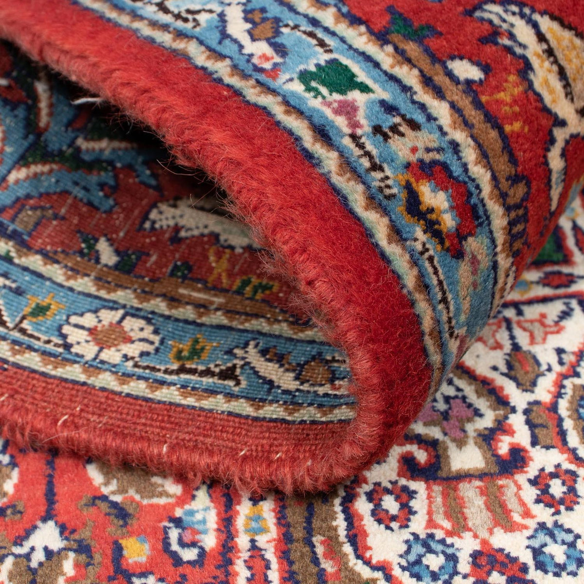 Alfombra persa - Clásica - 142 x 97 cm - rojo oscuro