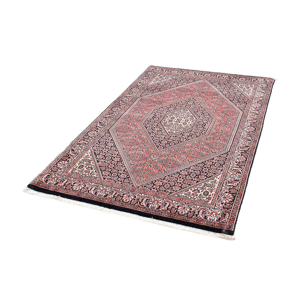 Alfombra persa - Bidjar - 172 x 106 cm - rojo claro