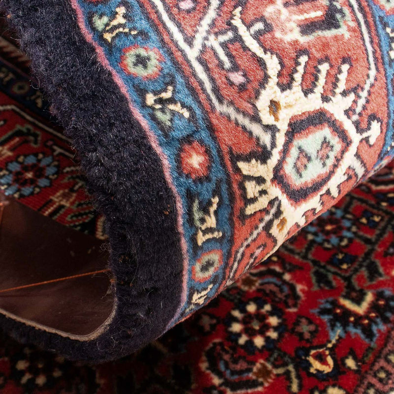 Alfombra persa - Bidjar - 160 x 73 cm - rojo claro