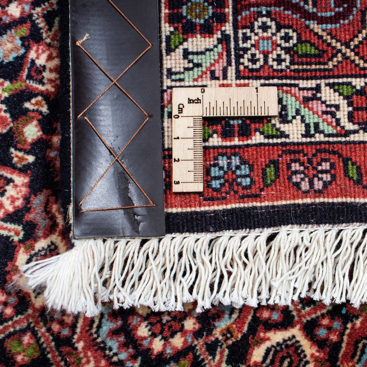 Alfombra persa - Bidjar - 213 x 141 cm - marrón oscuro